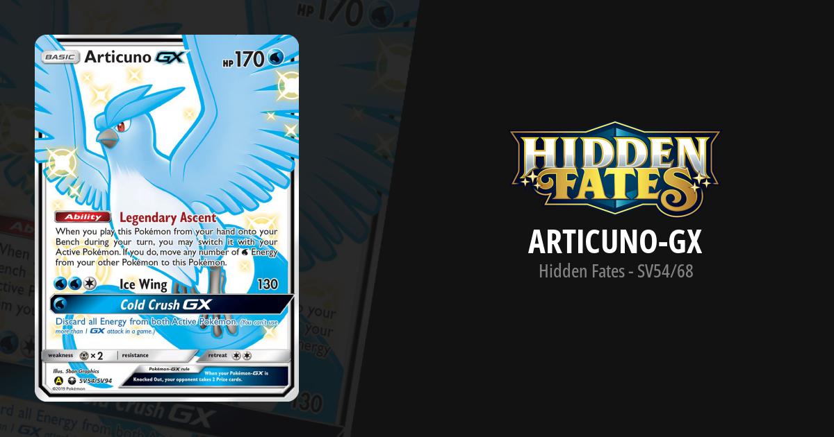 Articuno-GX Hidden Fates Pokemon Card