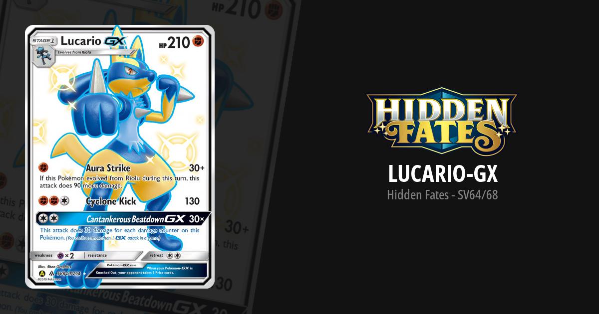 lucario gx pokemon card value Lucario GX 135/131 Forbidden Light Secret Rainbow Rare Full Art Pokemon Card NEW