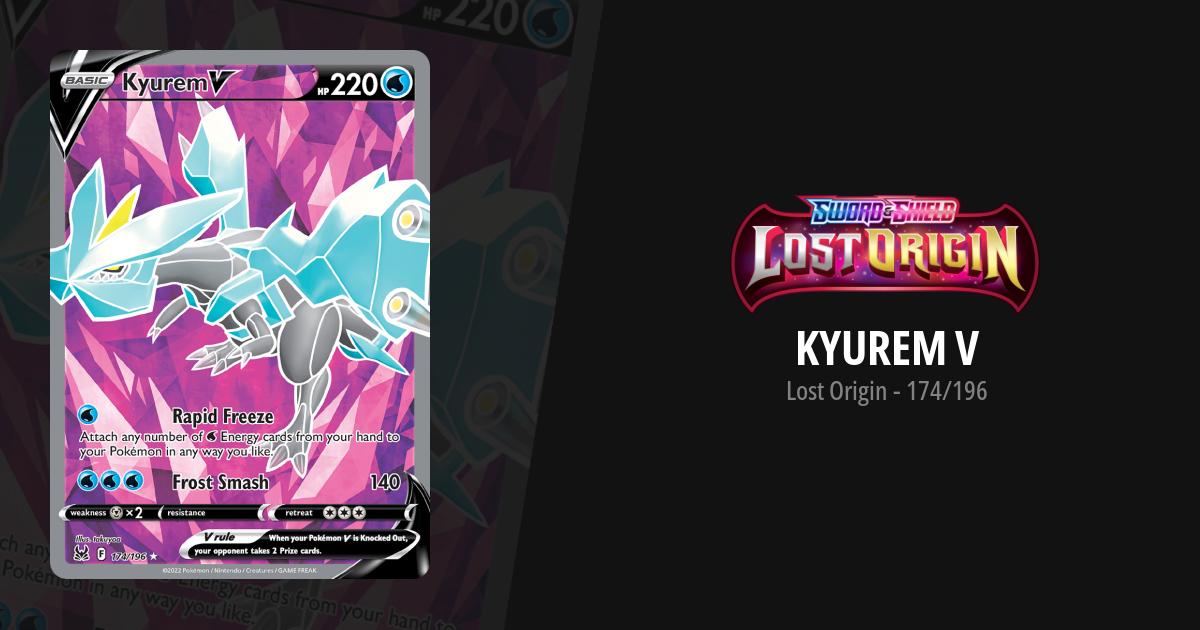 kyurem v pokemon card price Amazon.com: Pokemon - Kyurem Vmax - 49/196 - Lost Origin