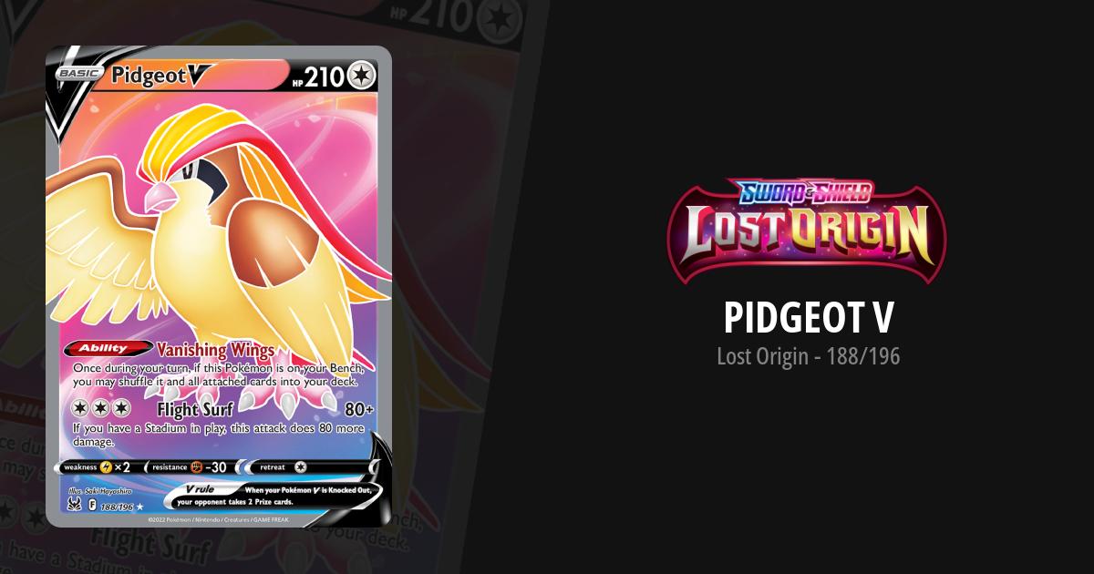 pidgeot v pokemon card value Pidgeot V | Lost Origin