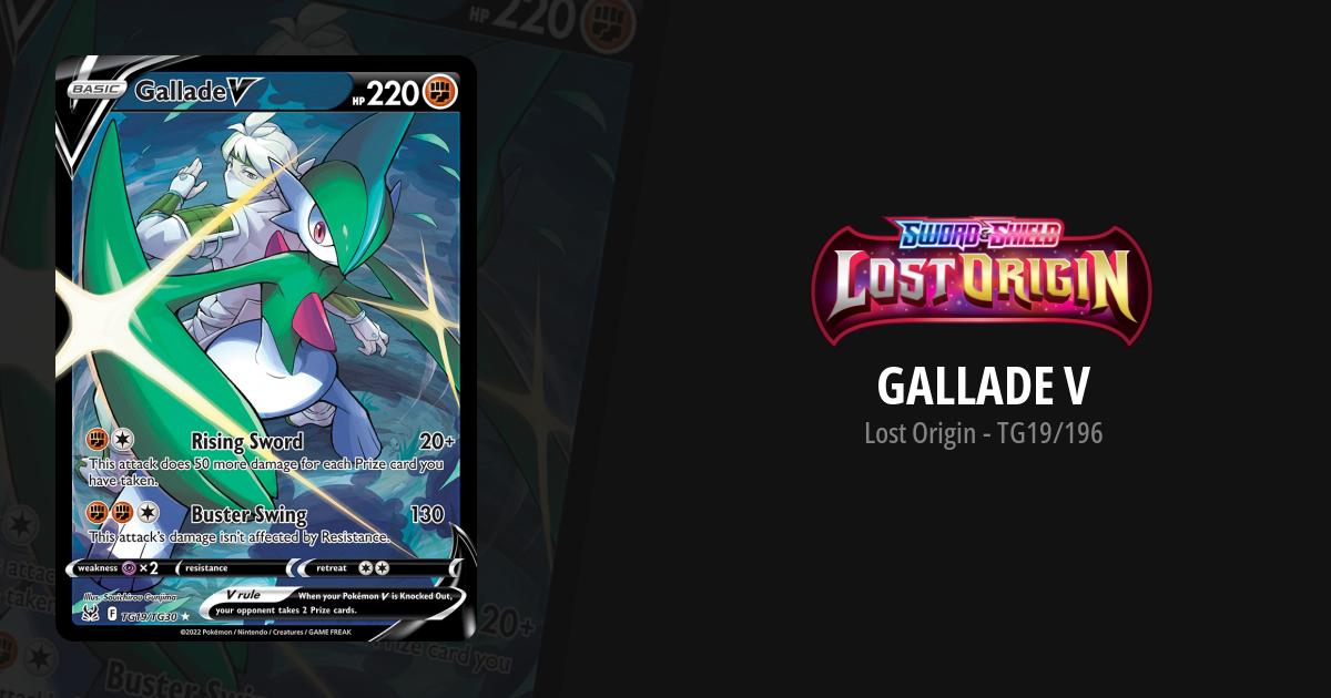 gallade v pokemon card value Gallade V - Lost Origin Full Art Holo 181/196 - Near Mint