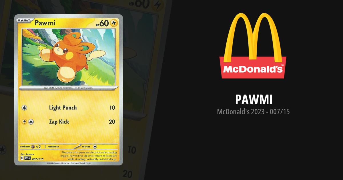 mcdonalds pokemon cards value 2023 Pikachu 006/015 M23 EN Holo English Promo Card PSA 10 McDonald's 2023 Match & Battle