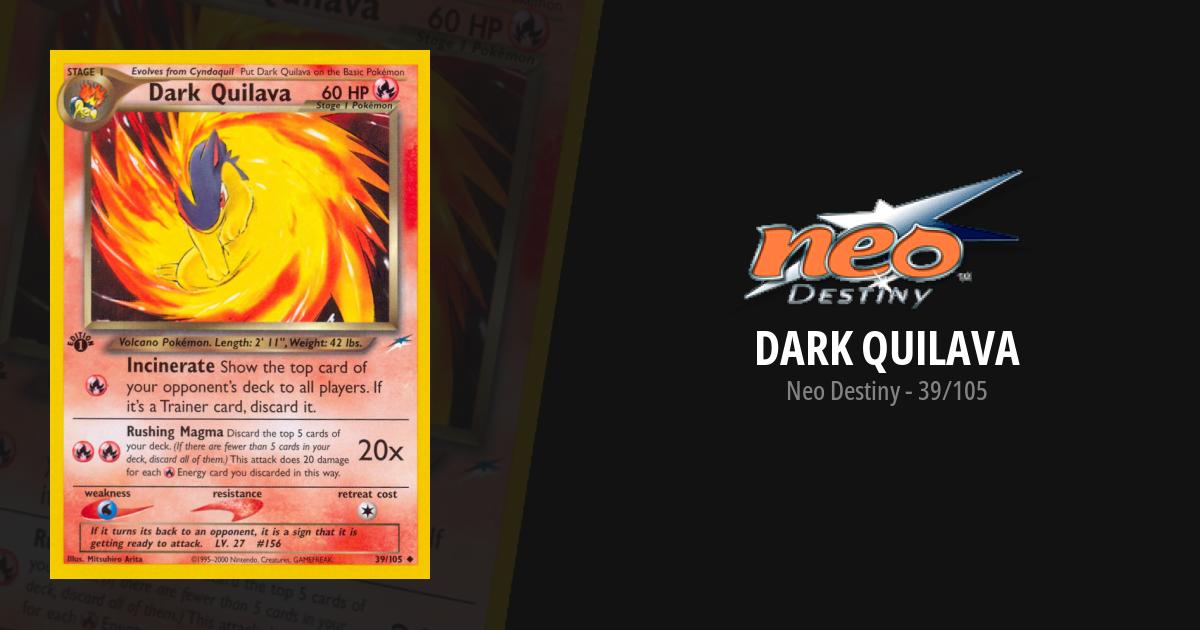 dark quilava pokemon card value Dark Quilava 39/105 Price 2026