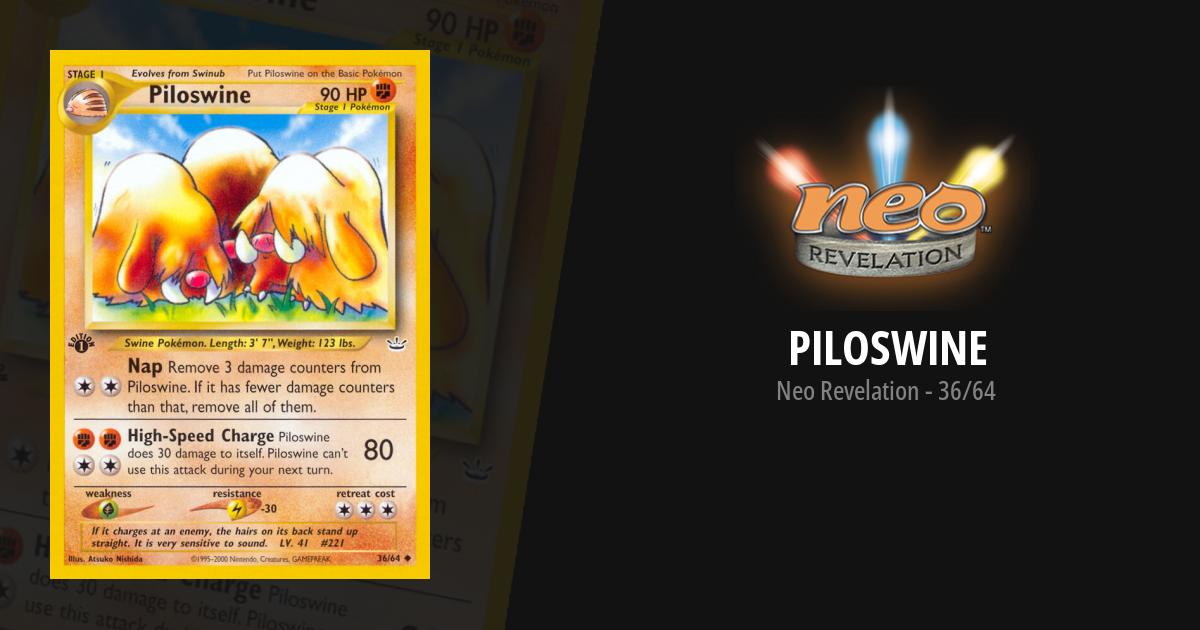 piloswine pokemon card Piloswine Cards | Dex