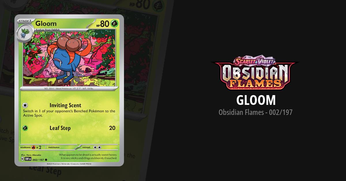 gloom pokemon card obsidian flames Gloom (2) (Reverse Holo) (JAPANESE)