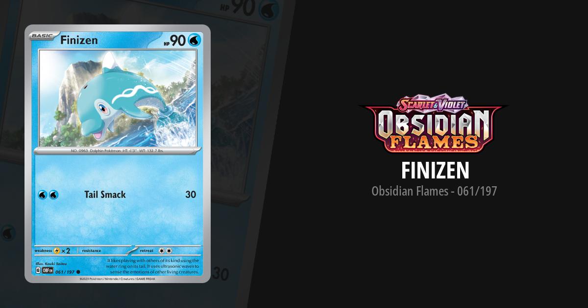finizen pokemon card Pokmon TCG Japan's Ruler Of The Black Flame: Finizen Line
