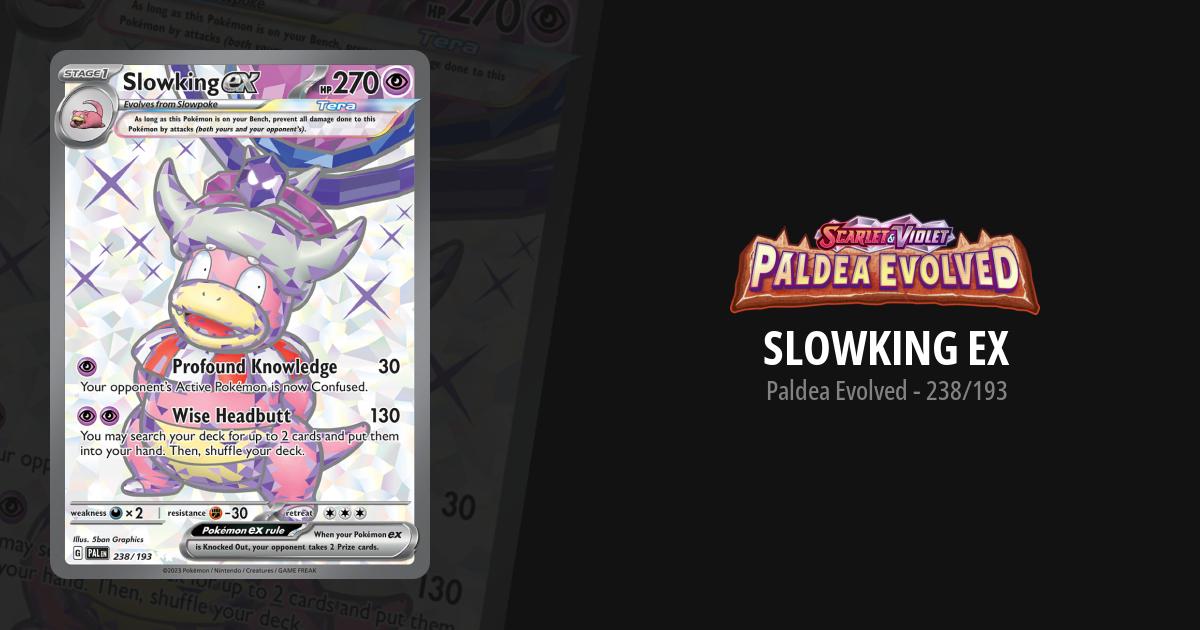 slowking ex pokemon card value Slowking ex 086/193 Sv02: Paldea Evolved Holo for sale online