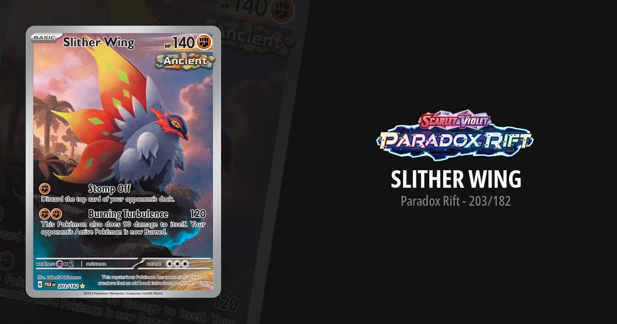 slither wing pokemon card 2023 Pokmon Paradox Rift Px2 / None / 3 SV04 Pokemon Slither Wing Ancient lot