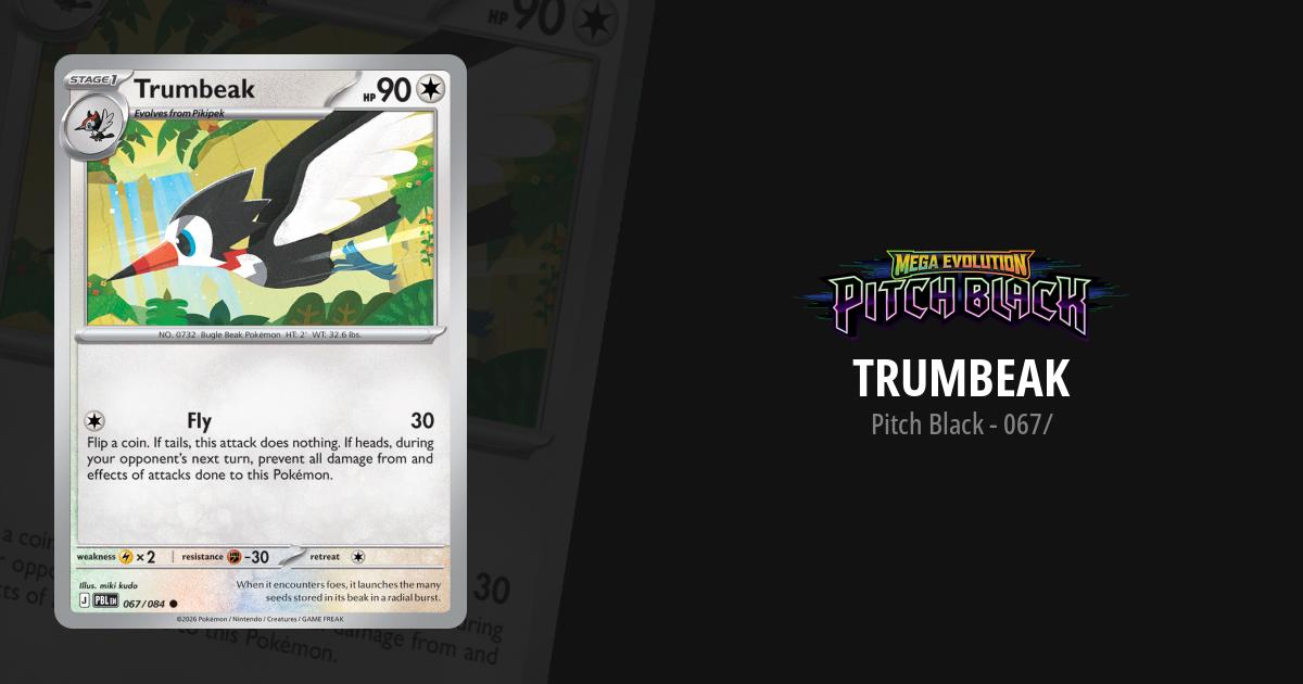 trumbeak pokemon card value carta pokemon-pase) evolucions de piki Evolves from Pikipek Type Trumbeak - Lost Thunder Pokmon