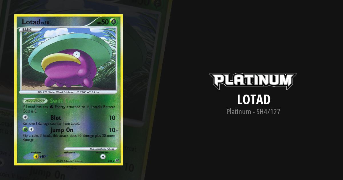 shiny lotad pokemon card | EX Crystal Guardians Base Set Type Lotad Lv.14 Galactic's Conquest |