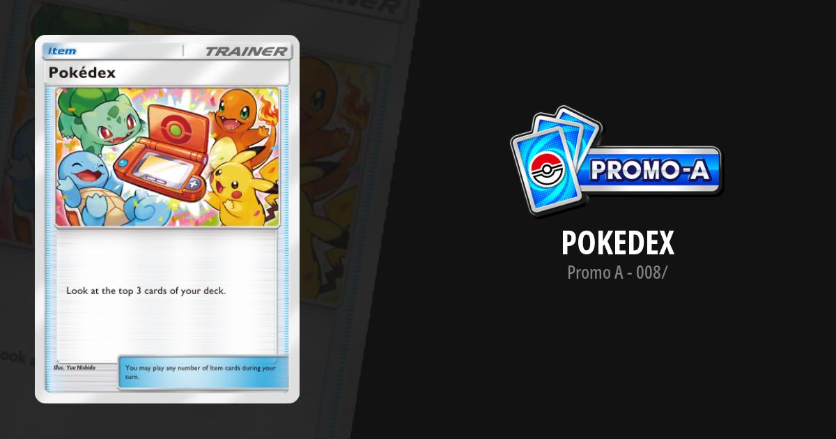 pokemon tcg pocket promo card 008 Promo-A - #8 Pokedex - Pokmon TCG Pocket