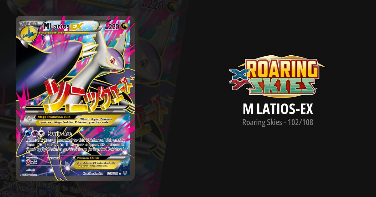 m latios ex pokemon card price Pokemon Card - M Latios EX - XY6-B 049/078 Full Art RR Holo Japanese Japan Used