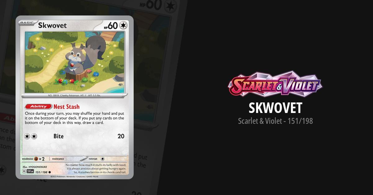 skwovet shiny pokemon card Pokemon 2023 SV4a Shiny Treasure EX Shiny Skwovet Holo Card #313/190