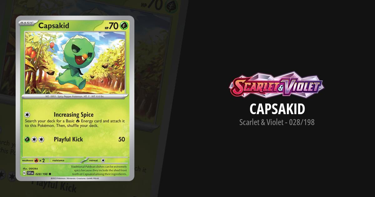 capsakid pokemon card Capsakid 024/197 - Reverse Holofoil SV03 Obsidian Flames
