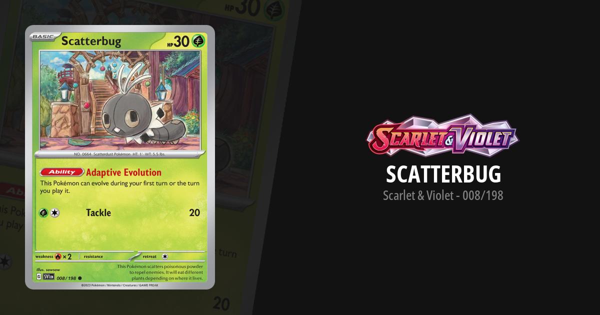 scatterbug pokemon card value Carta 007/088 Reverse Perfect Order Grass Rarity Carta Pokemon Scatterbug 007/088 Comun