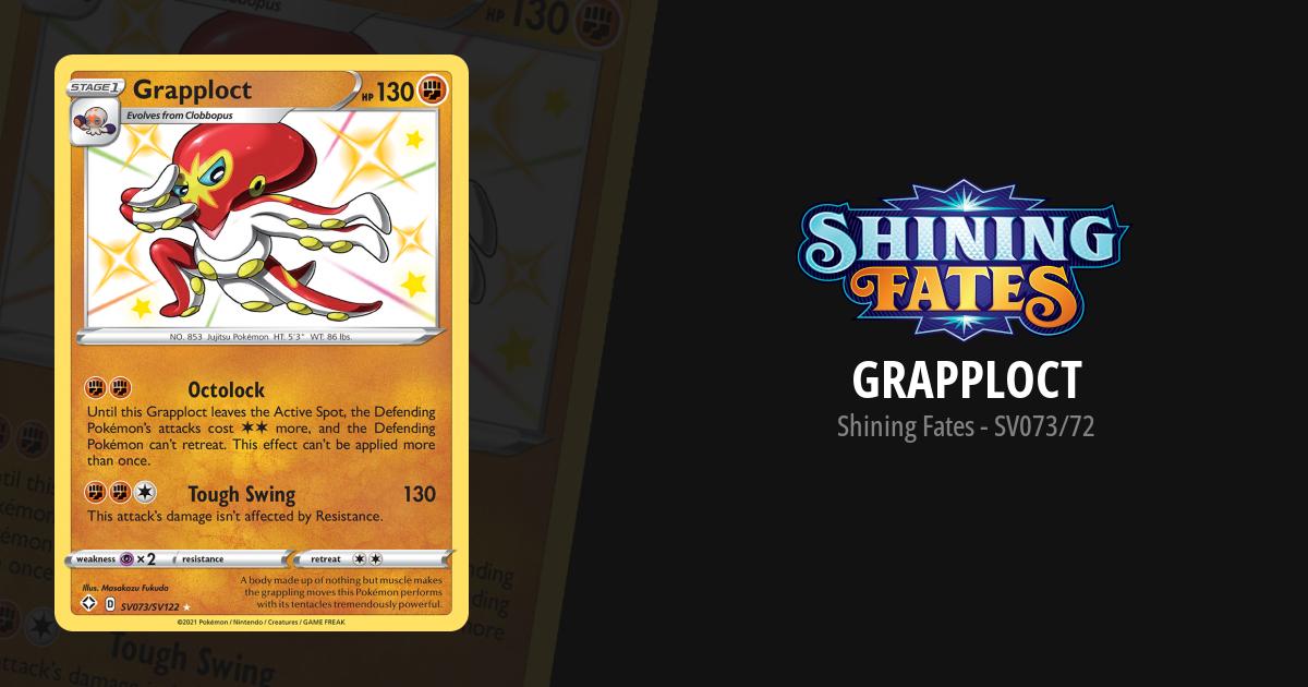 pokemon grapploct card Pokemon Champion's Path Ultra Rare Grapploct V #72