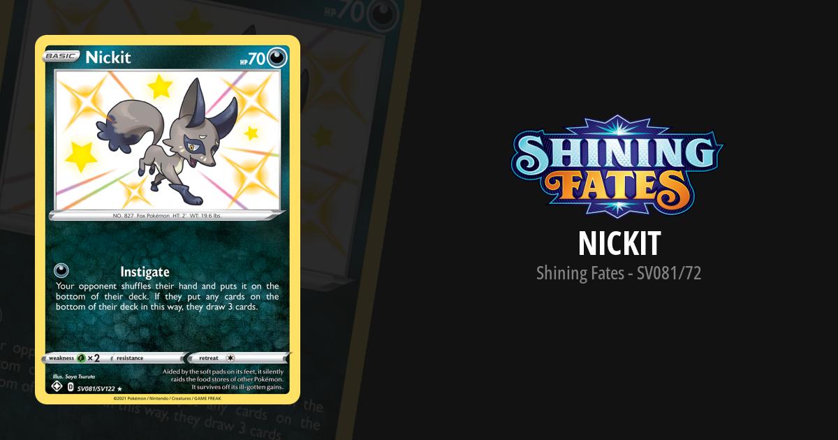 nickit pokemon card value Pokmon TCG Astral Radiance Nickit 103/189 Regular Common Card NM 2022