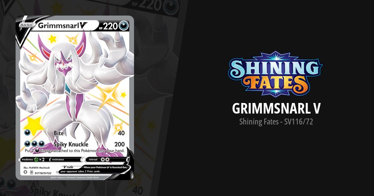shiny grimmsnarl pokemon card Grimmsnarl