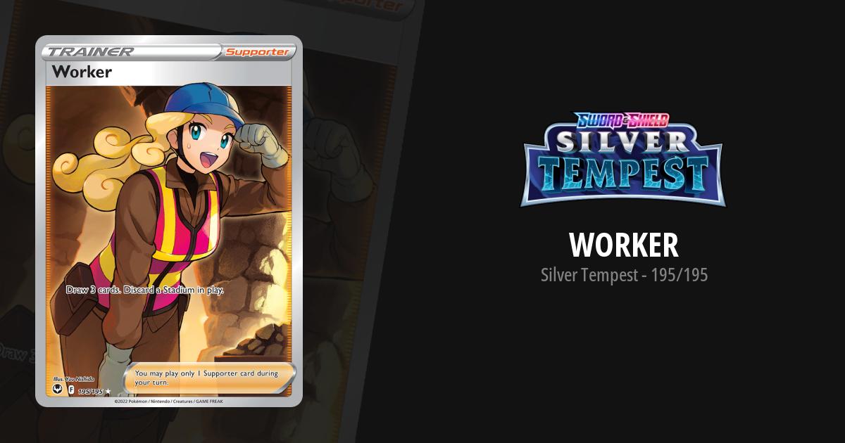 worker pokemon card Worker (Full Art) 195/195