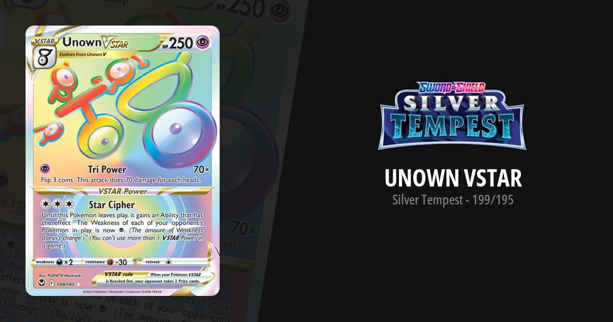 unown vstar pokemon card value Unown VSTAR MINT CONDITION Pokemon