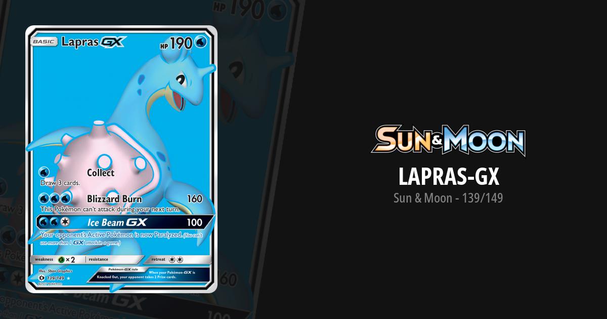 lapras gx pokemon card Lapras GX Pokemon Card
