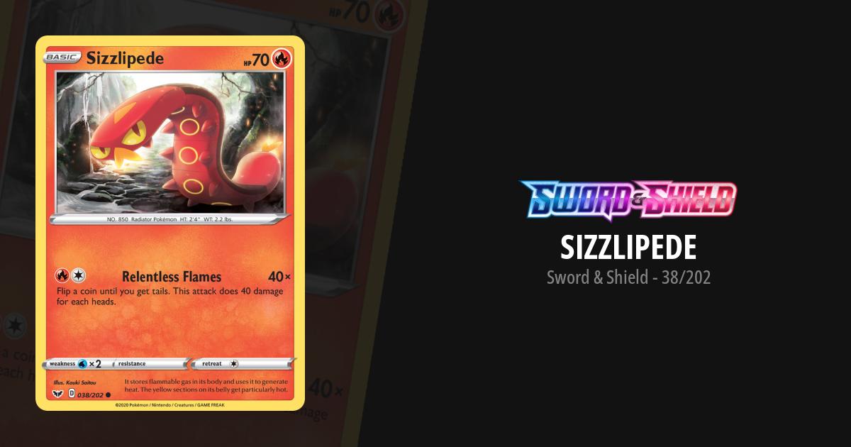 sizzlipede pokemon card Sizzlipede | Sword & Shield