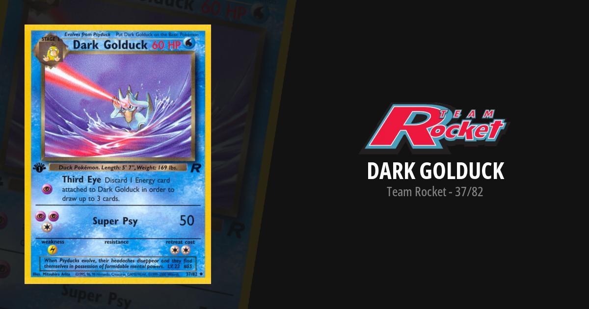 dark golduck pokemon card value Dark Golduck 37/82 Team Rocket Non-Holo Pokemon Card