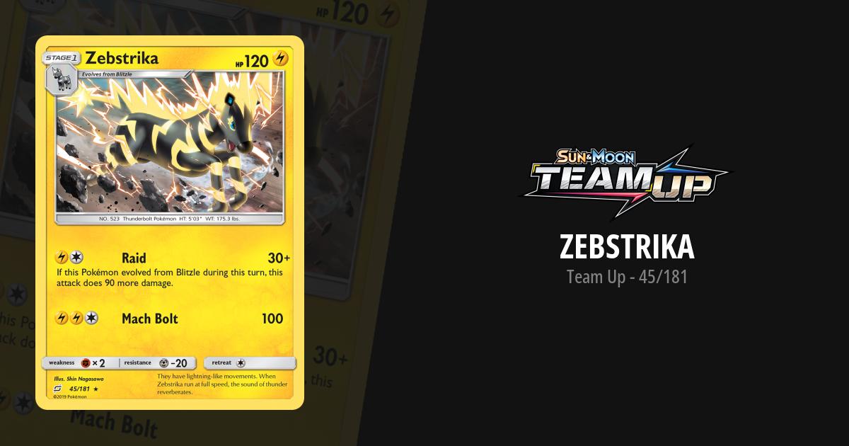 zebstrika pokemon card value (Mega Rising #91/331, 2-Diamonds) WPN registered. Zebstrika Team Up Pokemon Card